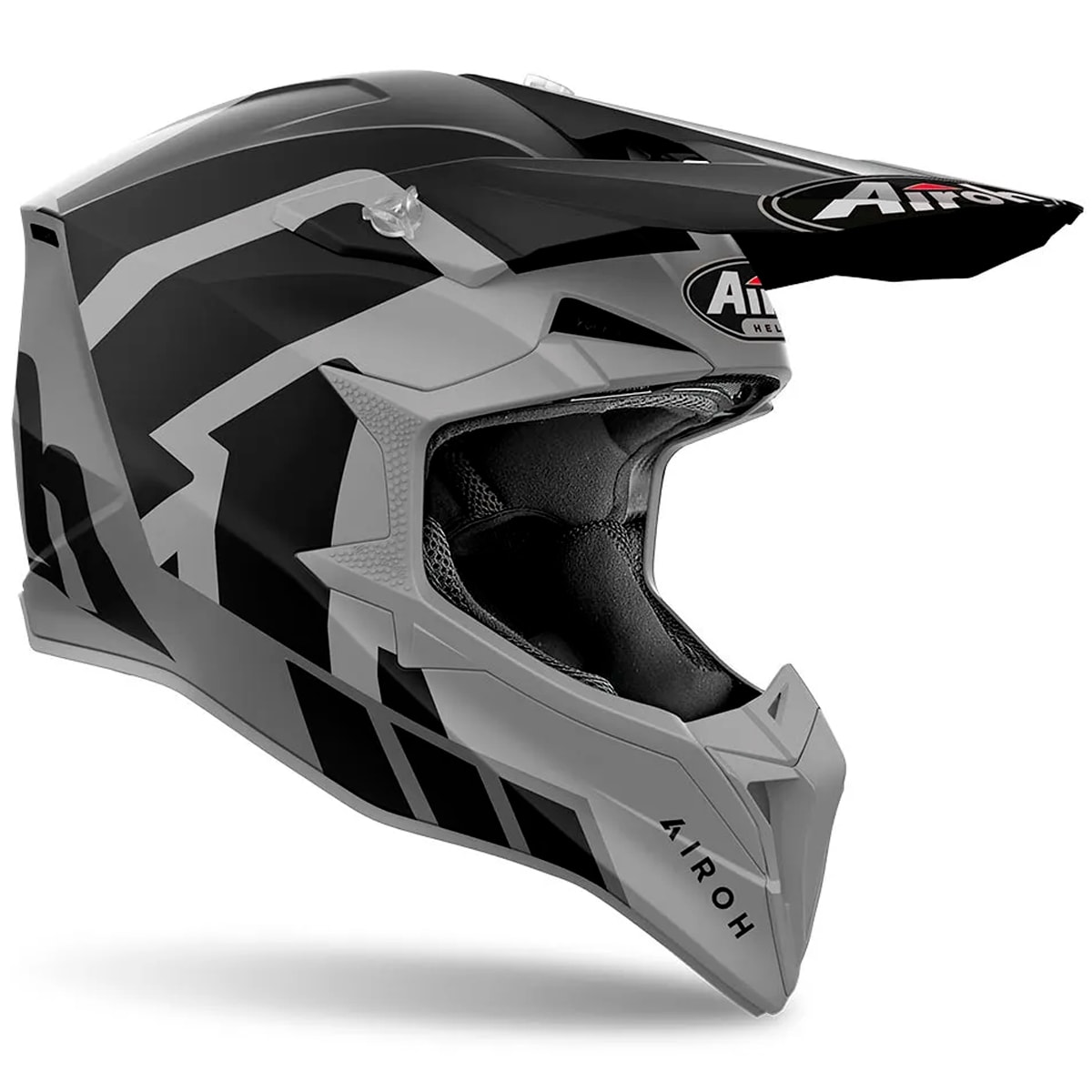 Capacete Airoh Wraaap Reloaded Anthracite Cinza Preto