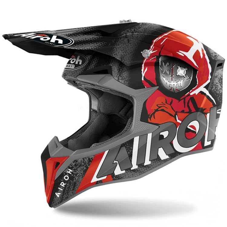 Capacete Airoh Wraap Alien Vermelho