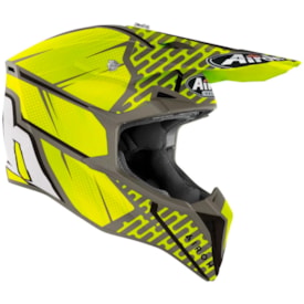Segunda imagem do produto Capacete Airoh Wraap Idol Fosco Cinza Fluor