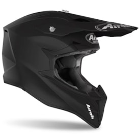 Segunda imagem do produto Capacete Airoh Wraap Preto Fosco