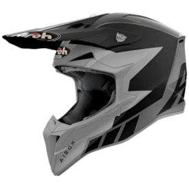 Capacete Airoh Wraap Reloaded Anthracite Cinza