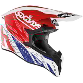 Segunda imagem do produto Capacete Airoh Wraap Six Days France Limited Edition