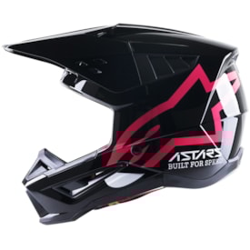 Segunda imagem do produto Capacete Alpinestars Sm5 Compass Preto Rosa