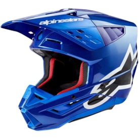 Capacete Alpinestars Sm5 Corp Azul