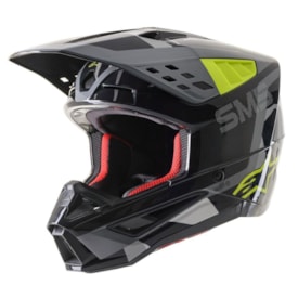 Capacete Alpinestars Sm5 Rover Amarelo Fluor