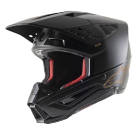 Capacete Alpinestars Sm5 Solid Preto Fosco