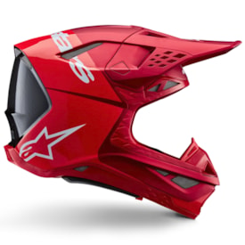 Segunda imagem do produto Capacete Alpinestars Supertech SM10 Flood Vermelho