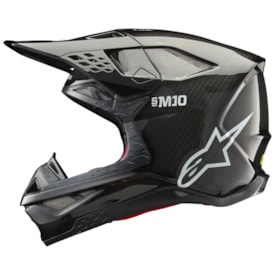 Segunda imagem do produto Capacete Alpinestars Supertech SM10 Solid Carbon