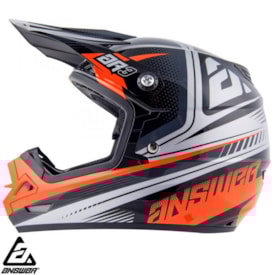 Segunda imagem do produto Capacete Answear Ar3 Charge Laranja