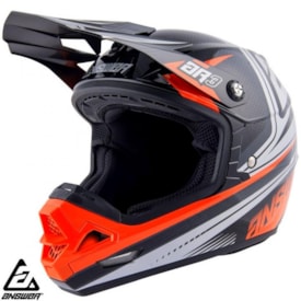 Capacete Answear Ar3 Charge Laranja