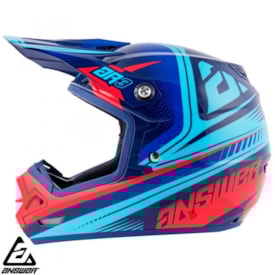 Segunda imagem do produto Capacete Answer Ar3 Charge Vermelho