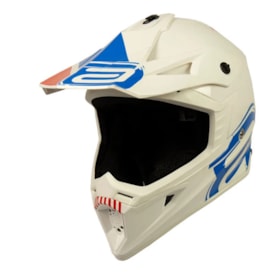 Capacete Asw Core Legacy Branco Azul