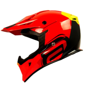 Capacete Asw Core Legacy Vermelho Cinza