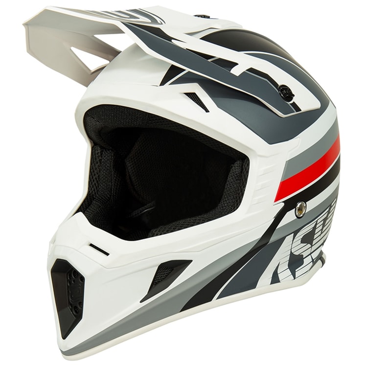 Jihad [ARN] 白R Capacete Asw Core Torn Branco Chumbo