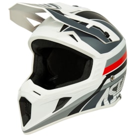 Capacete Asw Core Torn Branco Chumbo