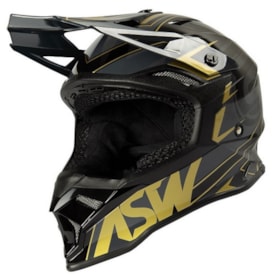 Capacete Asw Fusion 2.0 Blade Preto Cinza