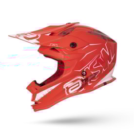 Segunda imagem do produto Capacete Asw Fusion Sharp Fluor Verm