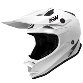 Capacete Asw Fusion Solid Branco
