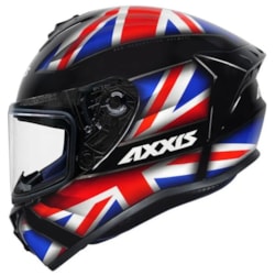 Capacete Axxis Draken Uk Vermelho Azul