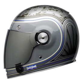 Capacete Bell Bullitt Schultz Century Prata