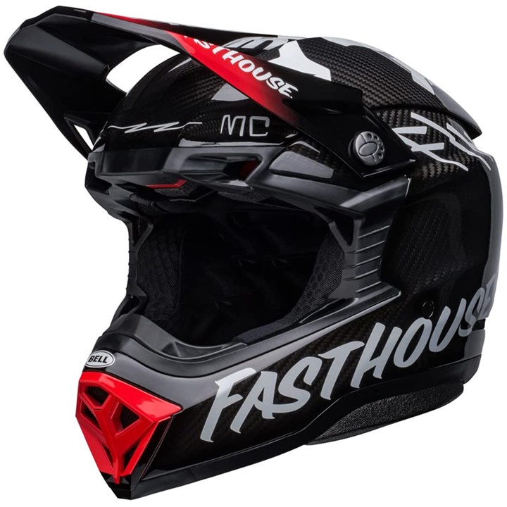 Capacete Bell Moto-10 Spherical Fasthouse Privater Carbon 58