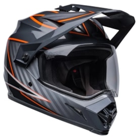 Segunda imagem do produto Capacete Bell Mx-9 20 Adventure Dalton Preto Cinza Laranja
