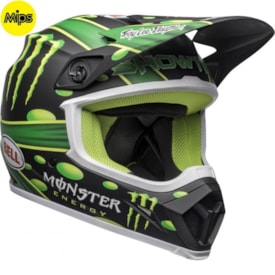 Capacete Bell Mx-9 20 Showtime Verde