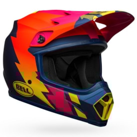 Capacete Bell Mx-9 20 Strike Laranja