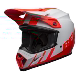 Capacete Bell Mx-9 Dash Cinza Laranja