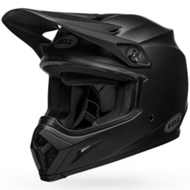 Capacete Bell Mx-9 Solid Preto Fosco