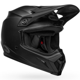 Segunda imagem do produto Capacete Bell Mx-9 Solid Preto Fosco