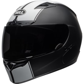 Capacete Bell Qualifier Dlx Mips Preto Branco