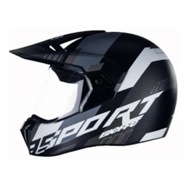 Capacete Bieffe 3 Sport Adventure Grafite Fosco