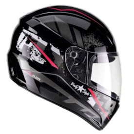 Segunda imagem do produto Capacete Fly F-9 City Preto Rosa