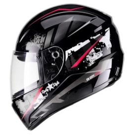 Capacete Fly F-9 City Preto Rosa
