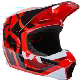 Segunda imagem do produto Capacete Fox V1 Lux Vermelho