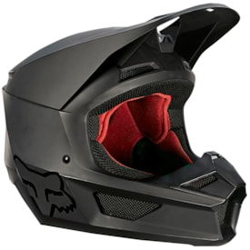 Capacete Fox V1 Matte Preto Fosco