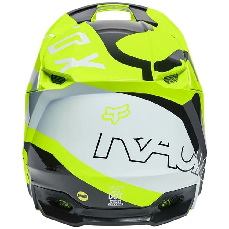 Casco fox fashion v1 amarillo