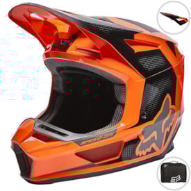 Capacete Fox V2 Dier Laranja