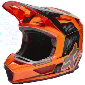 Segunda imagem do produto Capacete Fox V2 Dier Laranja