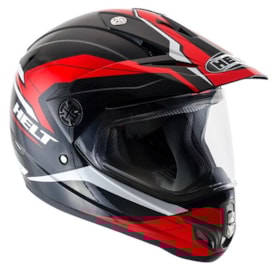 Capacete Helt Vision Zig Vermelho