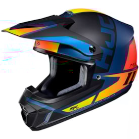 Capacete Hjc Cs-Mx II Creed Azul Preto