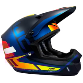 Segunda imagem do produto Capacete Hjc Cs-Mx II Creed Azul Preto