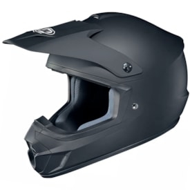 Capacete Hjc Cs-Mx II Solid Preto Fosco