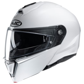 Capacete Hjc I90 Escamoteável Hollen Branco