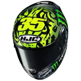 Segunda imagem do produto Capacete Hjc Rpha 11 Crutchlow Preto Verde