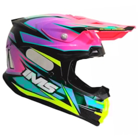 Segunda imagem do produto Capacete Ims Evo 25 Roxo Rosa