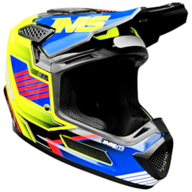 Capacete Ims One Vision Pro Azul Fluor