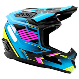 Segunda imagem do produto Capacete Ims One Vision Pro Azul Rosa