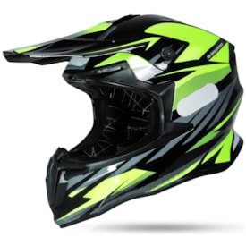 Segunda imagem do produto Capacete Ims Revo 25 Preto Fluor